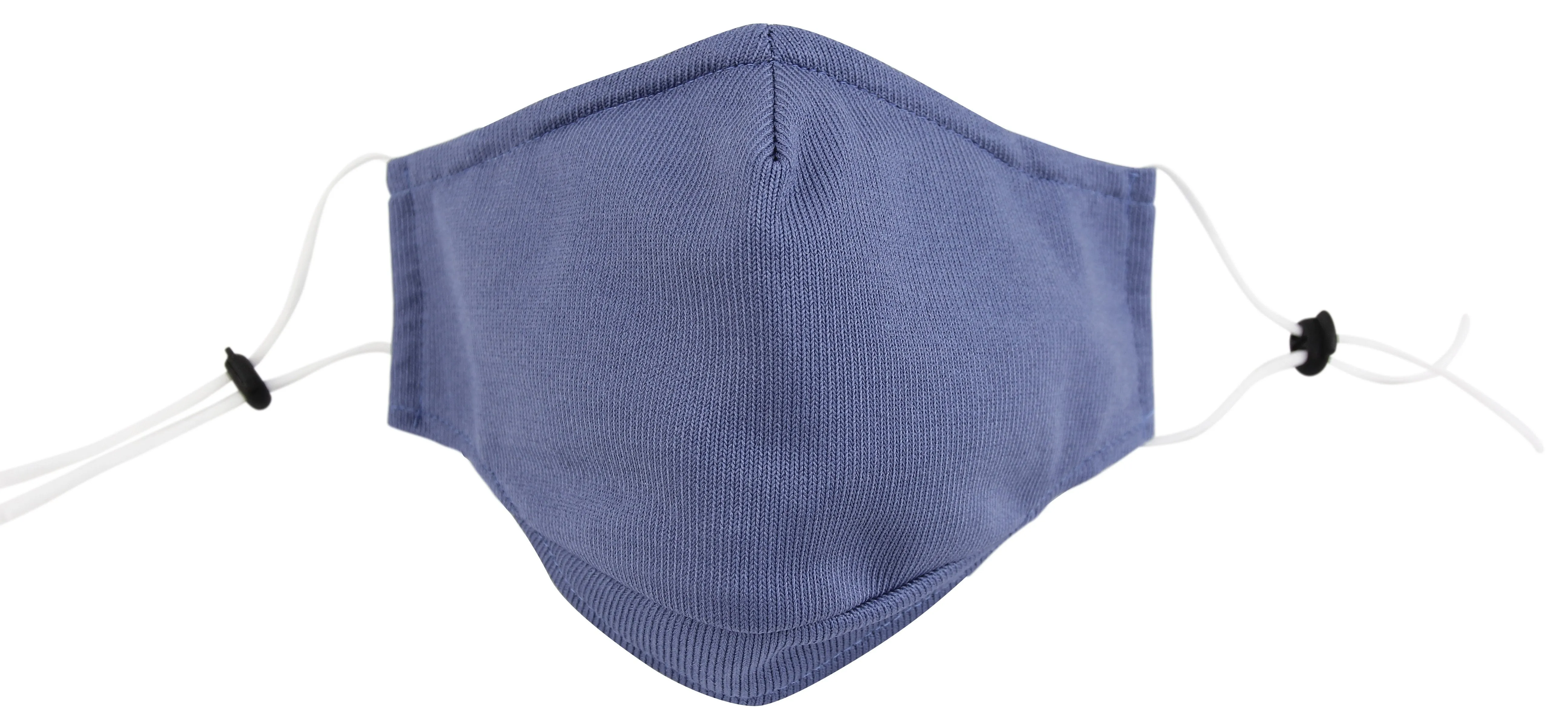 3 Ply Reusable Face Mask, Navy Blue, Large, 1 Piece