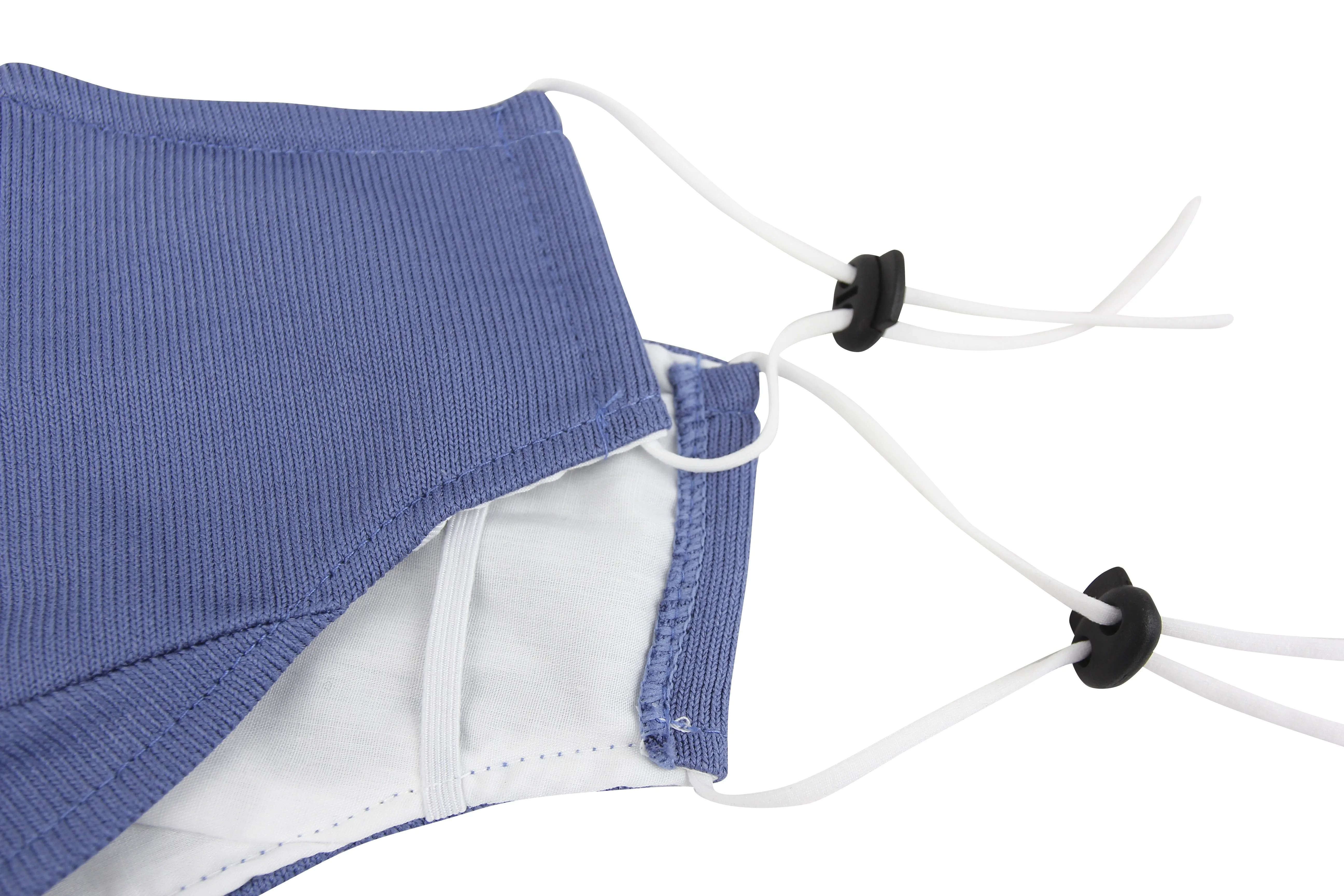 3 Ply Reusable Face Mask, Navy Blue, Large, 1 Piece