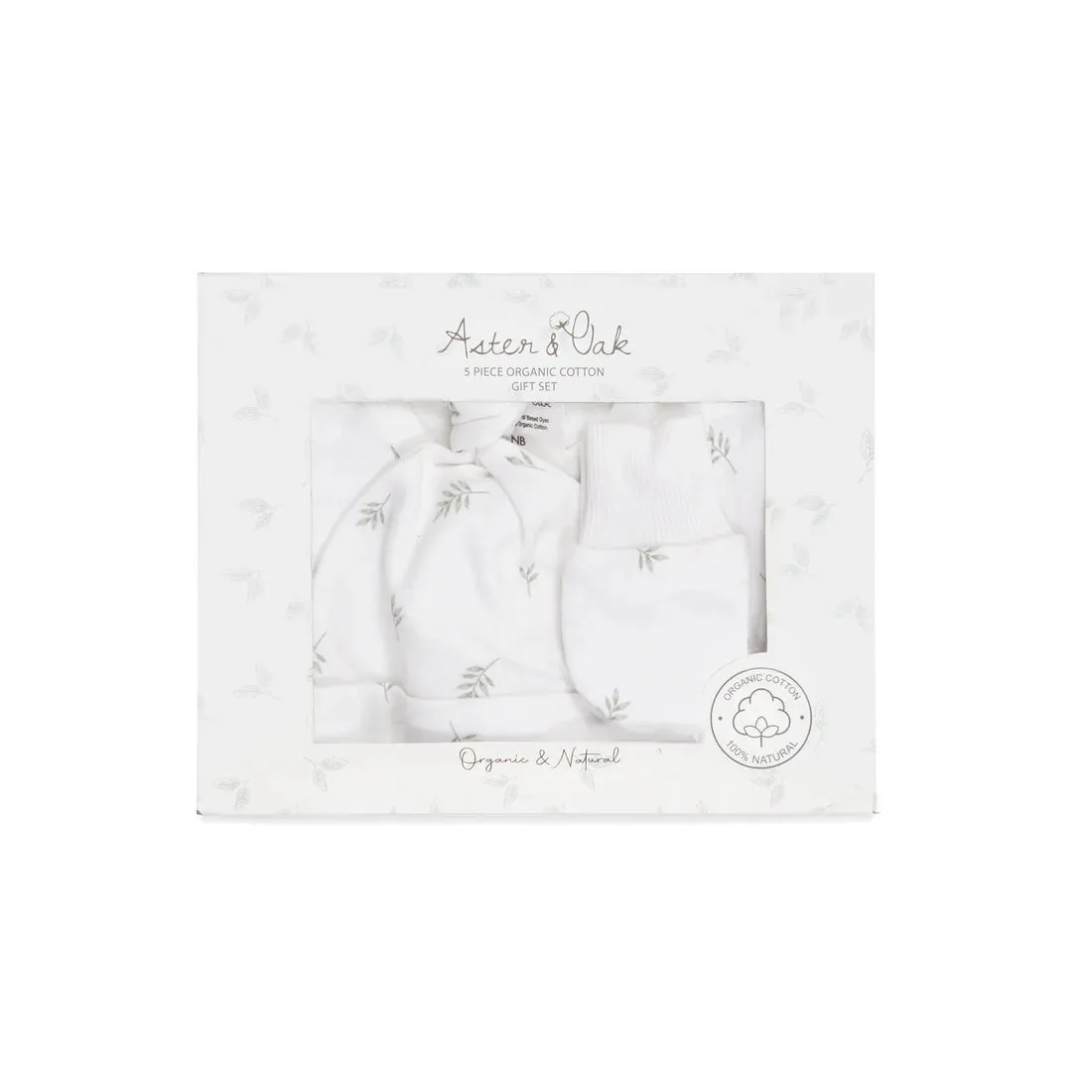 5 Piece Newborn Gift Set - Little Leaf