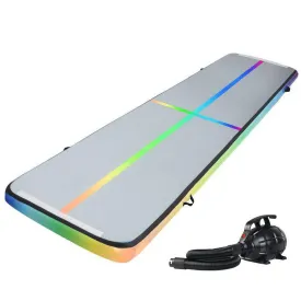 5M Air Track Gymnastics Tumbling Exercise Mat Inflatable Mats   Pump