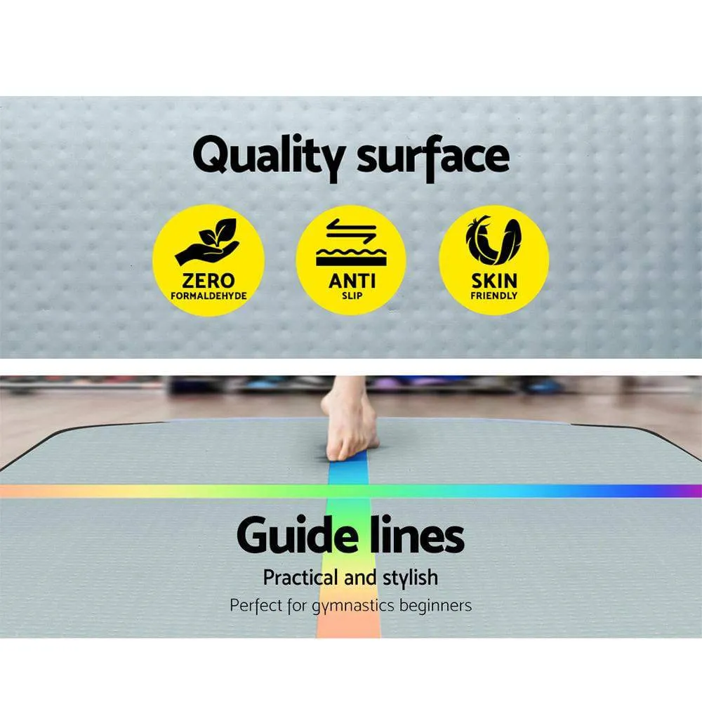 5M Air Track Gymnastics Tumbling Exercise Mat Inflatable Mats   Pump