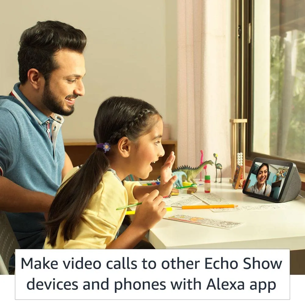 All new Echo Show 8 (2nd Gen)ith 8" HD screen, stereo sound & hands-free entertainment with Alexa (Black)