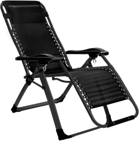 Aluminum Reclining Patio Folding Deck Chair – Outdoor Lounge Chair