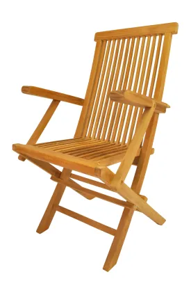 Anderson Teak CHF-102 Classic Folding Armchair, Set of 2