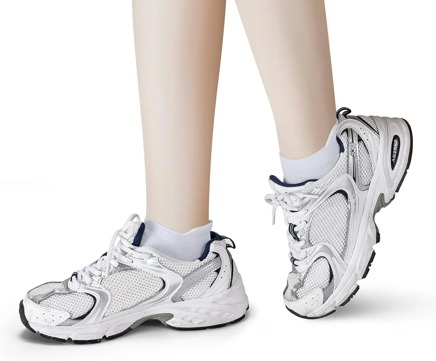 ATBITER Ankle Socks Womens and Men Thin Athletic Running Low Cut No Show Socks With Heel Tab 6-10 Pairs