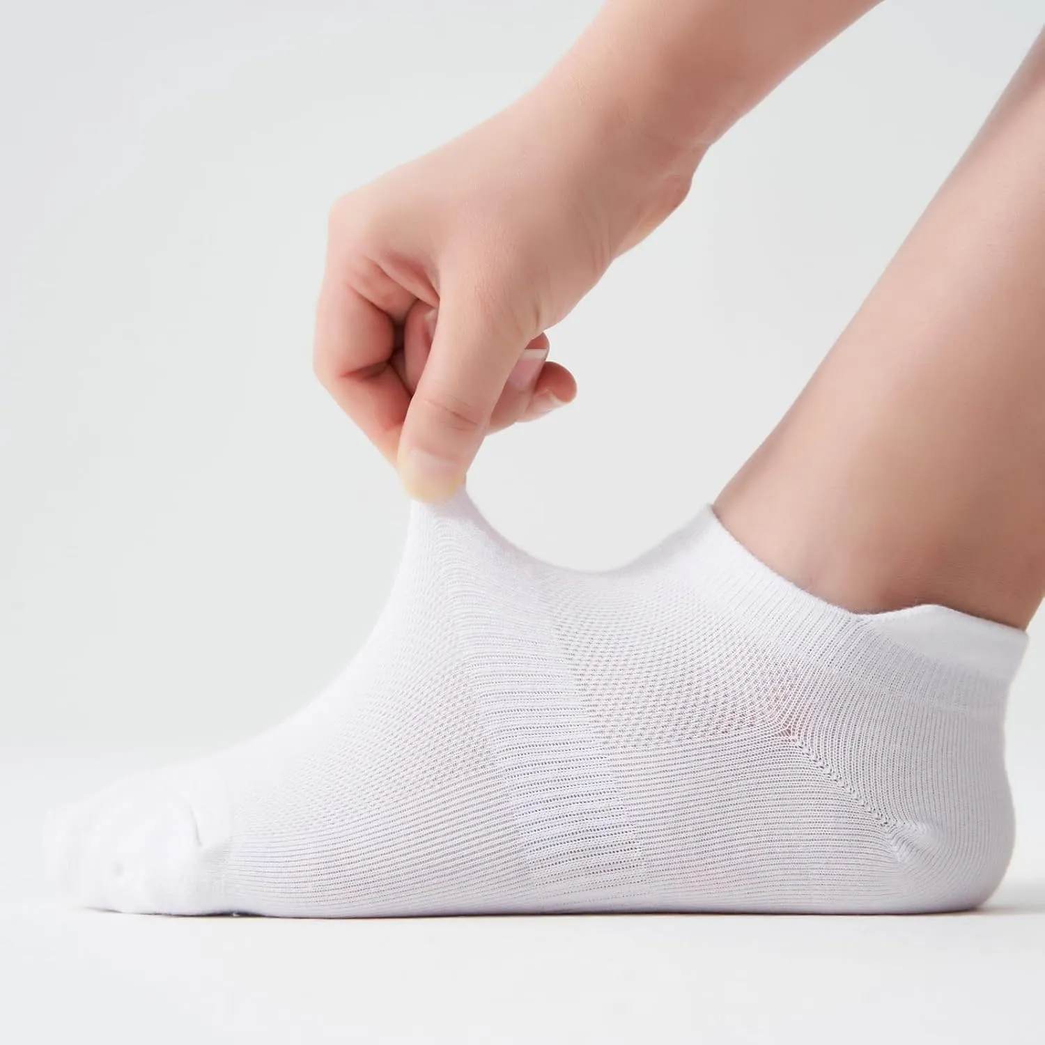 ATBITER Ankle Socks Womens and Men Thin Athletic Running Low Cut No Show Socks With Heel Tab 6-10 Pairs