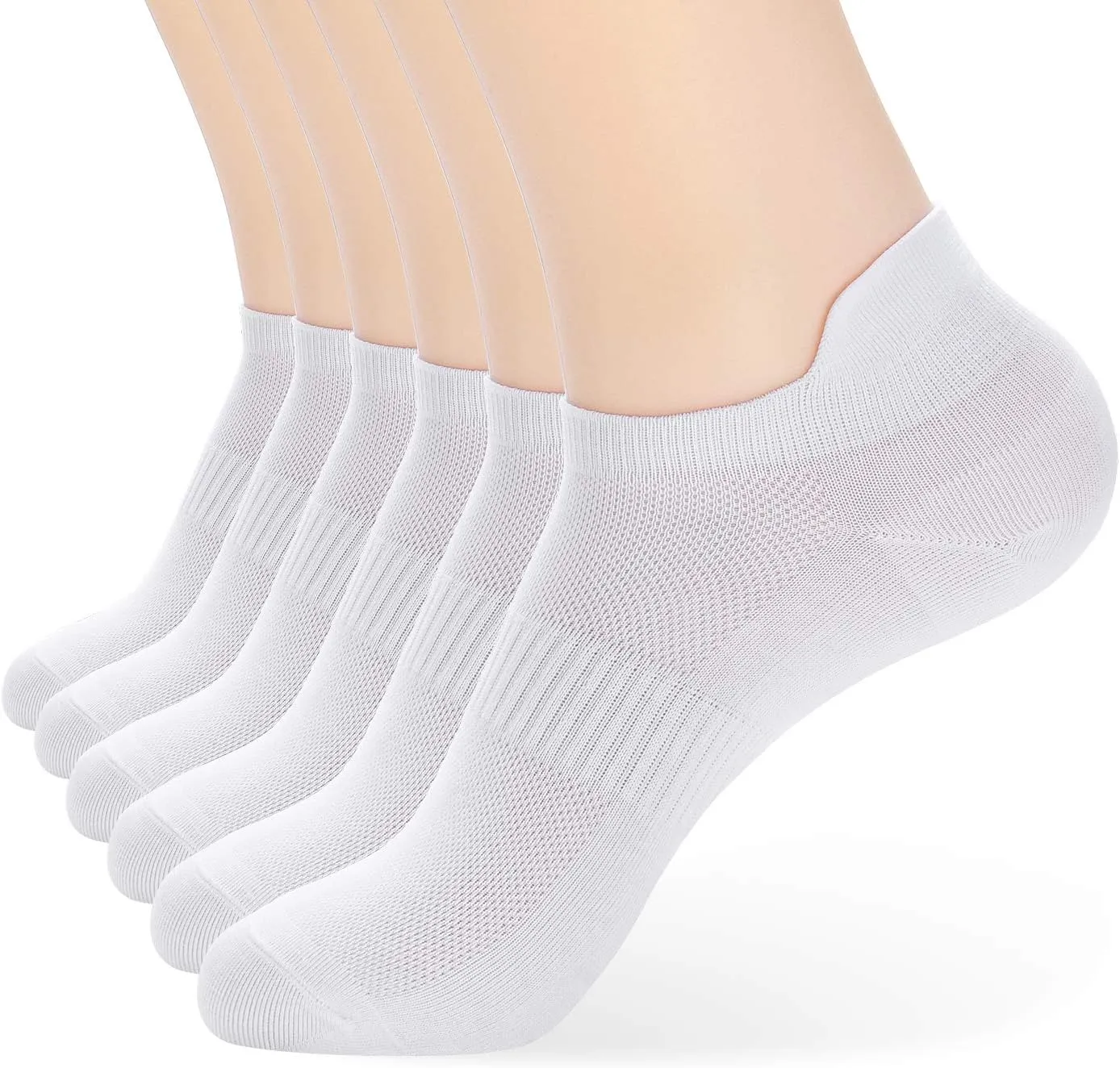 ATBITER Ankle Socks Womens and Men Thin Athletic Running Low Cut No Show Socks With Heel Tab 6-10 Pairs