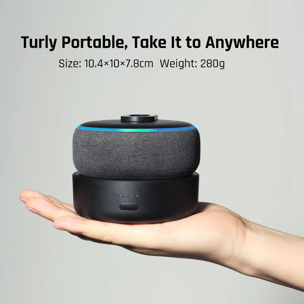 Battery Base Charger Portable For Alexa Echo Dot 3