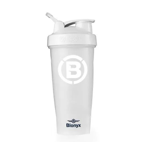Blonyx Blender Bottle Classic Shaker Cup - White/White