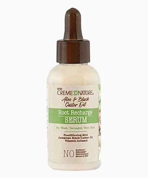 Creme Of Nature Aloe And Black Castor Oil Root Recharge Serum