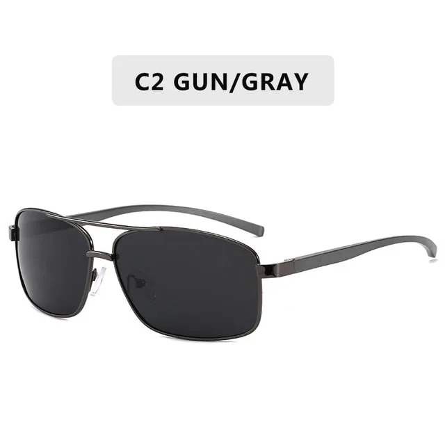 Driving Polarized Men's Aluminum Magnesium Frame