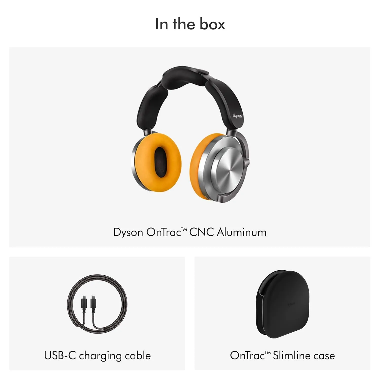 Dyson OnTrac™ Headphones Aluminium WP 02 CNC ALU