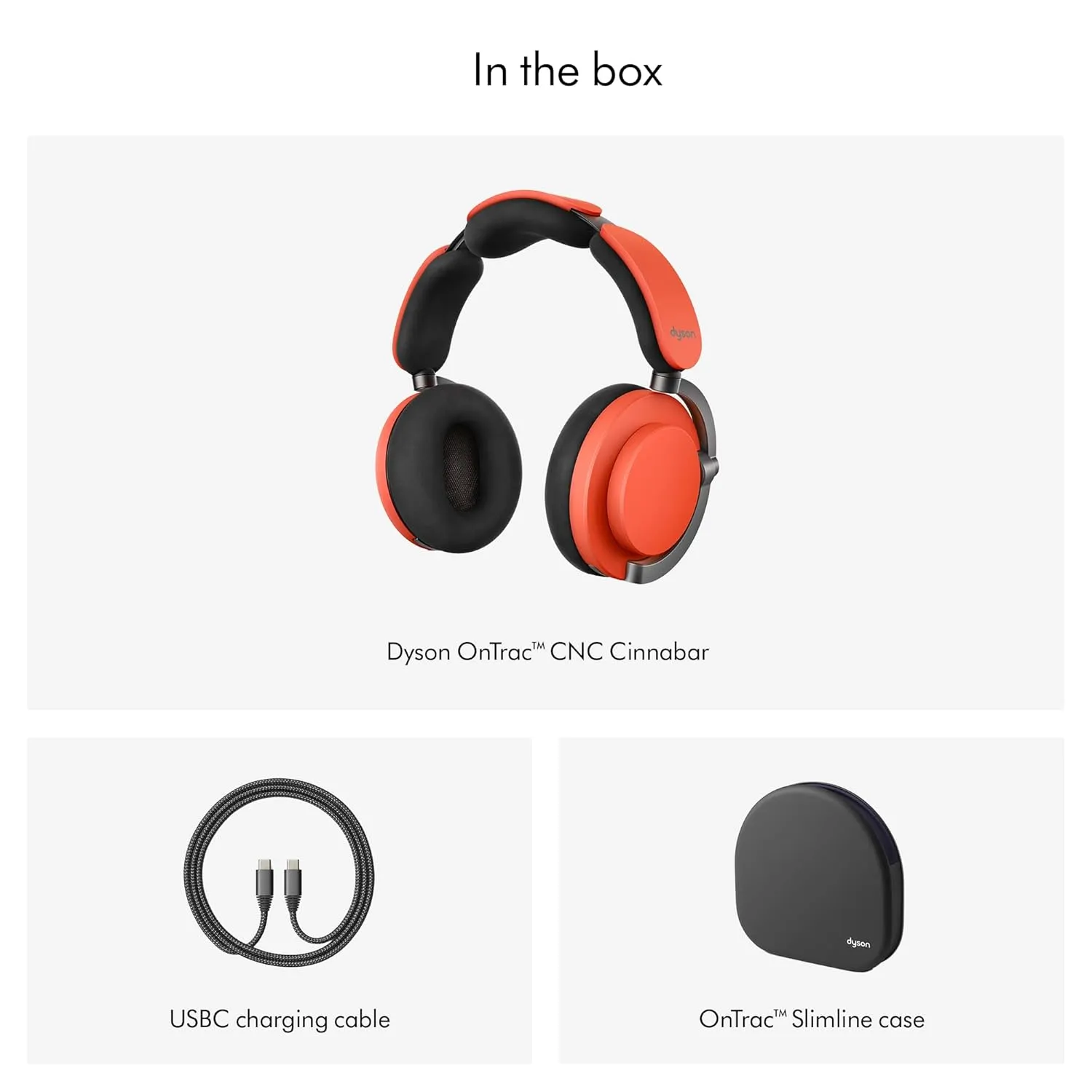 Dyson OnTrac™ Headphones Ceramic Cinnabar WP02 CER