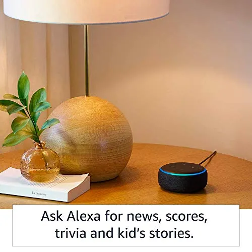 Echo Dot (3rd Gen) – Smart speaker with Alexa (Black)