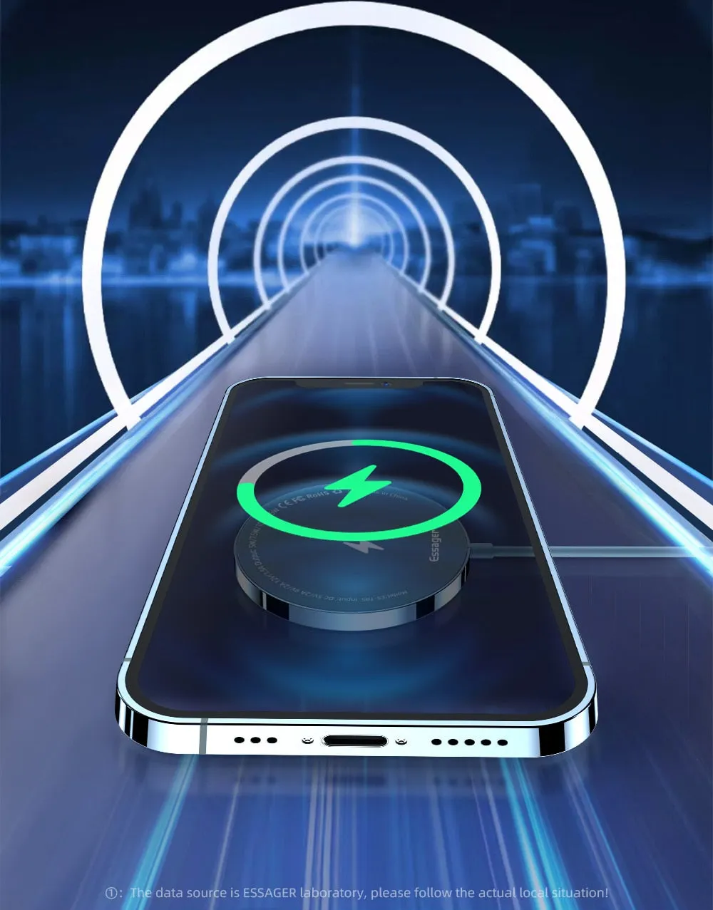 Essager 15W QI Magnetic Wireless Charger For iPhone 12 Pro Max Mini Induction Fast Magic Magsafing Wireless Charging Pad Adapter