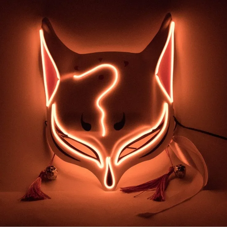 Fox LED Headgear Glowing Face Mask