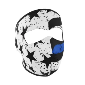 Full Face Mask - Thin Blue Line By ZAN Headgear