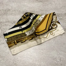 Hermes Vintage Dies et Hore Astrologie Silk Scarf Face Mask