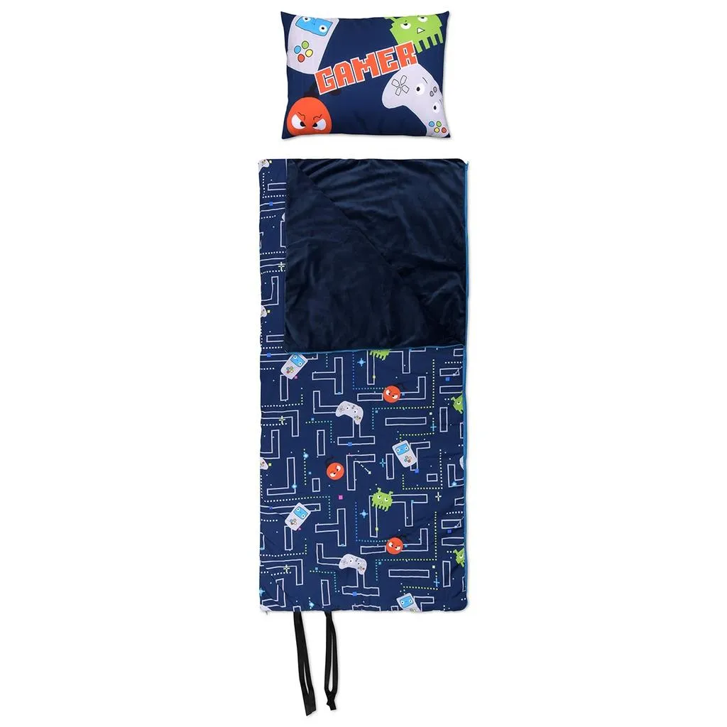 iScream Gamer Glitch Sleeping Bag and Pillow Set