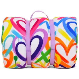 iScream Hearts Sleeping Bag and Pillow Set