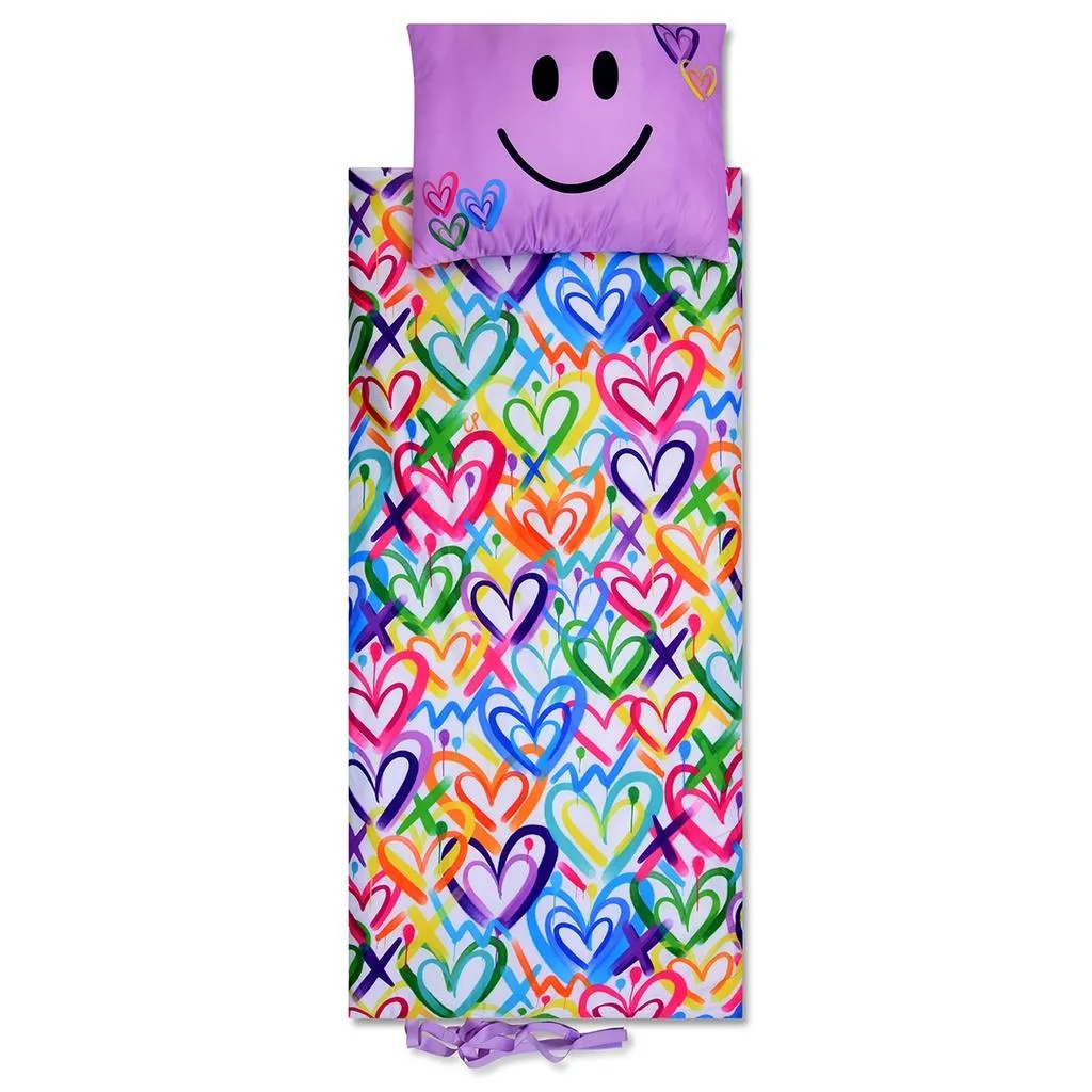 iScream Hearts Sleeping Bag and Pillow Set