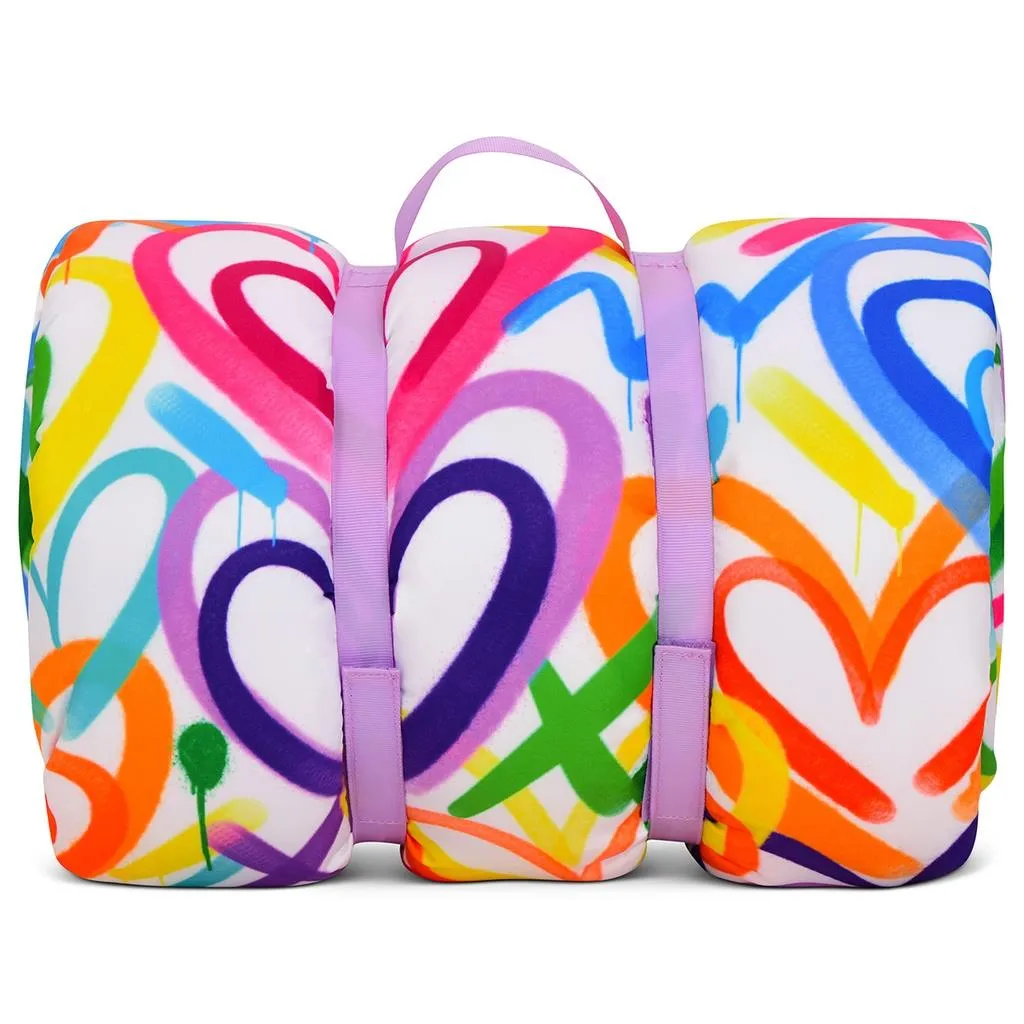iScream Hearts Sleeping Bag and Pillow Set