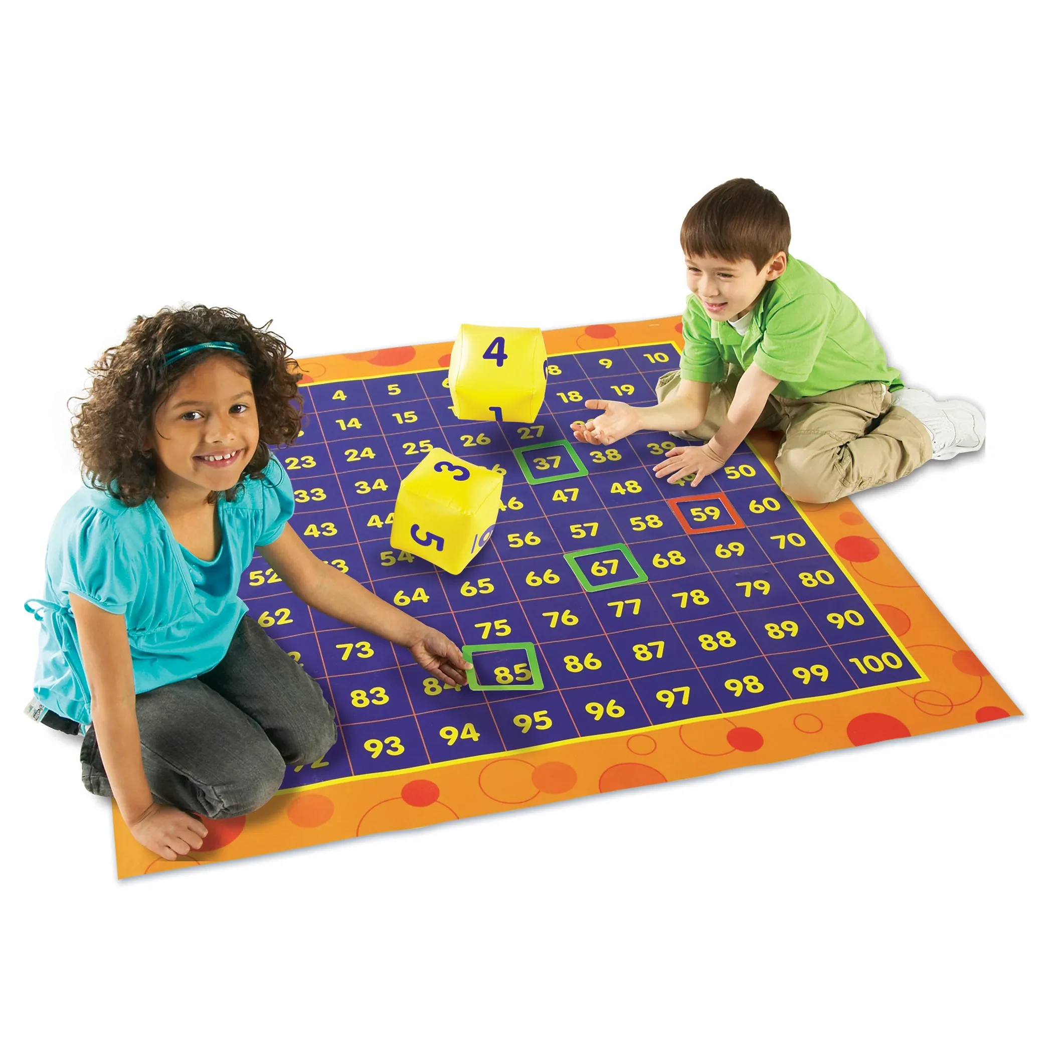 Learning Resources Hip Hoppin‚Äô Hundred Mat - Interactive Math Learning Toy
