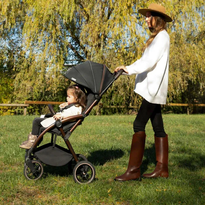 Leclercbaby Bundle Influencer XL Black (Stroller   Bassinet)