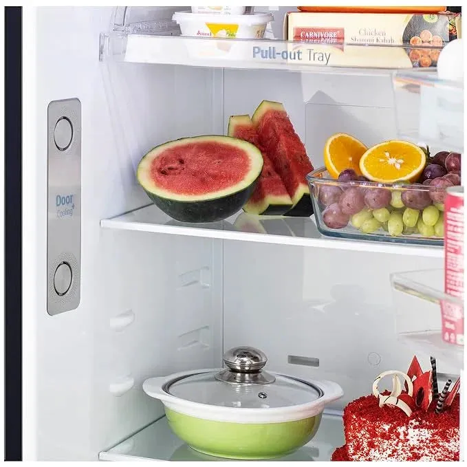 LG GL-T312TESX 272L 3 Star Frost Free Double Door Convertible Refrigerator | Smart Inverter Compressor | Door Cooling  | Ebony Sheen