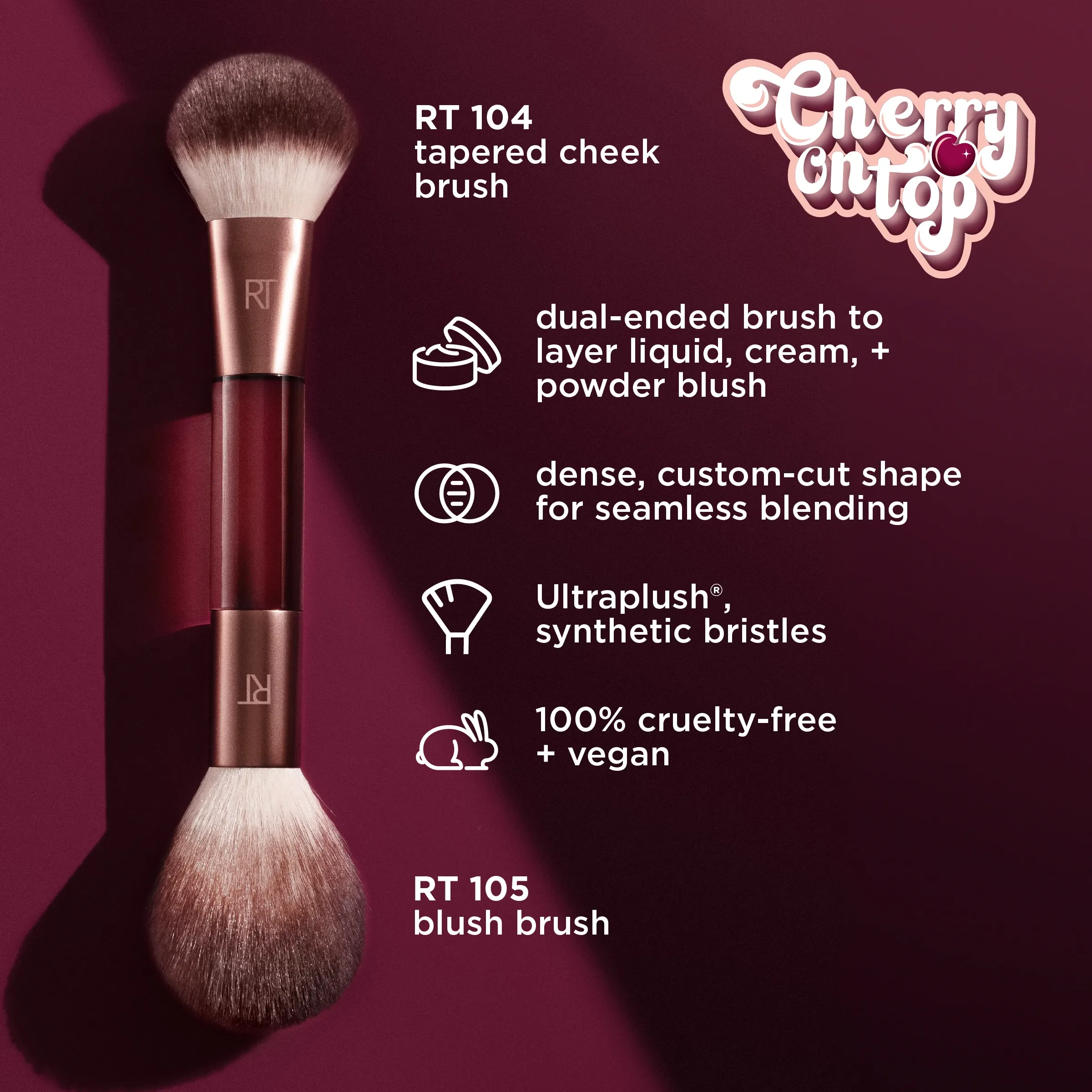 Limited Edition Cherry On Top It's All Blush Brush