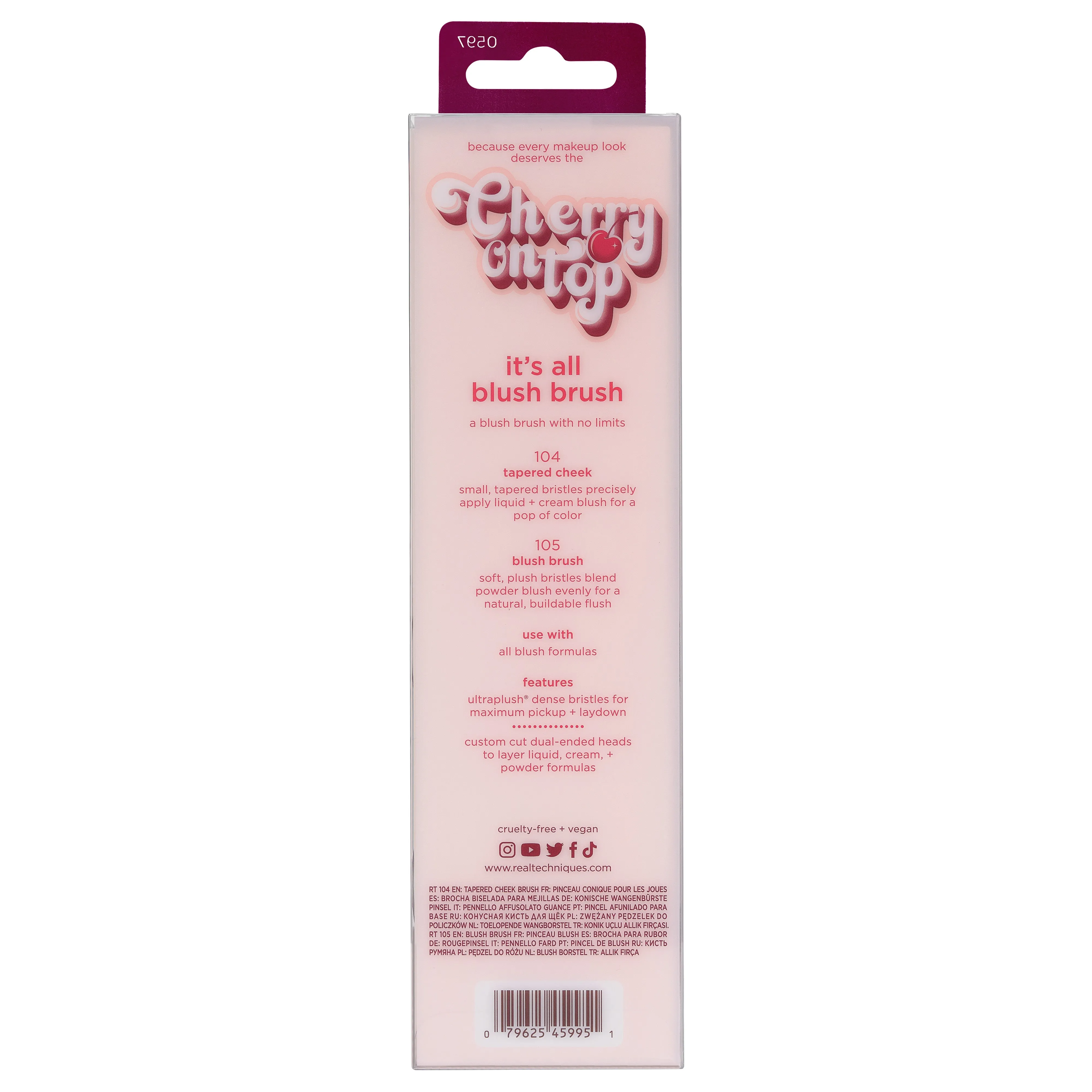 Limited Edition Cherry On Top It's All Blush Brush