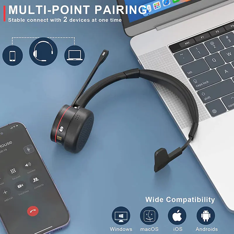 MAIRDI® M890BT Wireless Headset with Mic