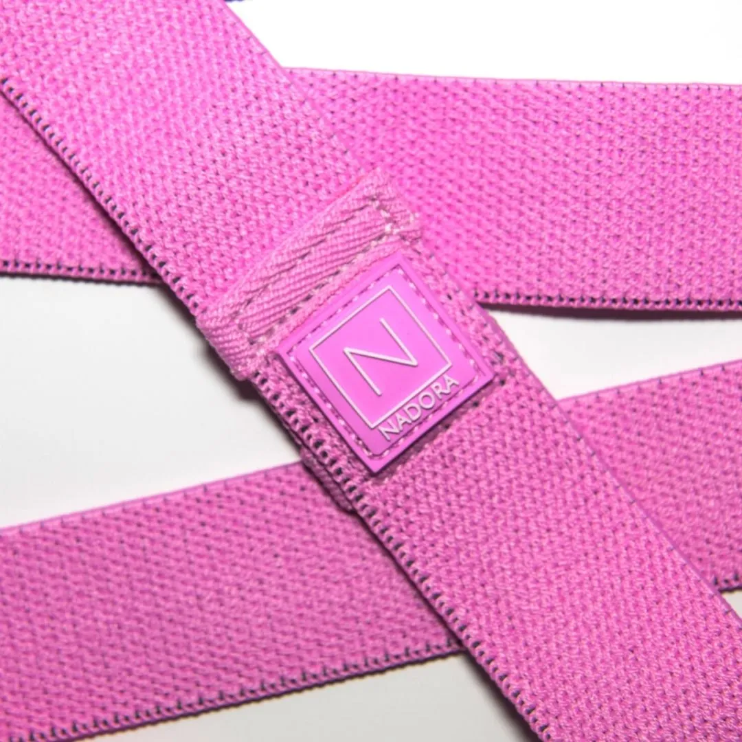 Nadora Total Body Resistance Band, Medium Resistance (Pink)