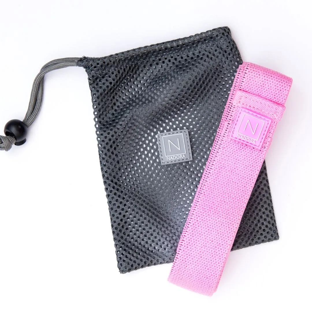 Nadora Total Body Resistance Band, Medium Resistance (Pink)
