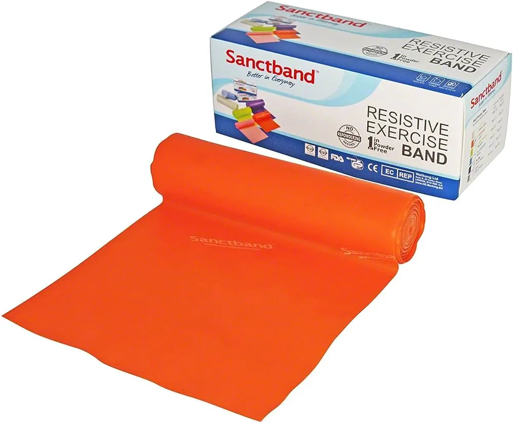 ON SALE 12 Boxes Sanctband 6 Yards ( Light Resistance Bands ) Level 2 Orange