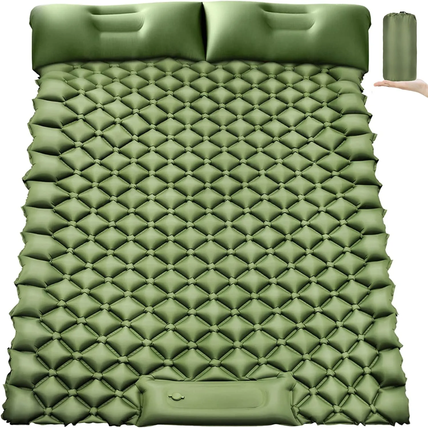 Outdoor Camping Sleeping Pad Air Matt Ultralight Inflatable Mattress Camp Bed Picnic Blanket