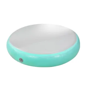 Powertrain 1m Air Track Spot Round Inflatable Tumbling Mat (Green)