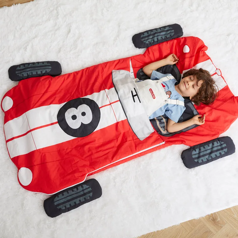 Red Race Car Sleeping Bag