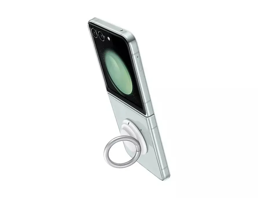 SAMSUNG Galaxy Z Flip5 Flap Clear Gadget Case / EF-XF731 Official Cover  Demo