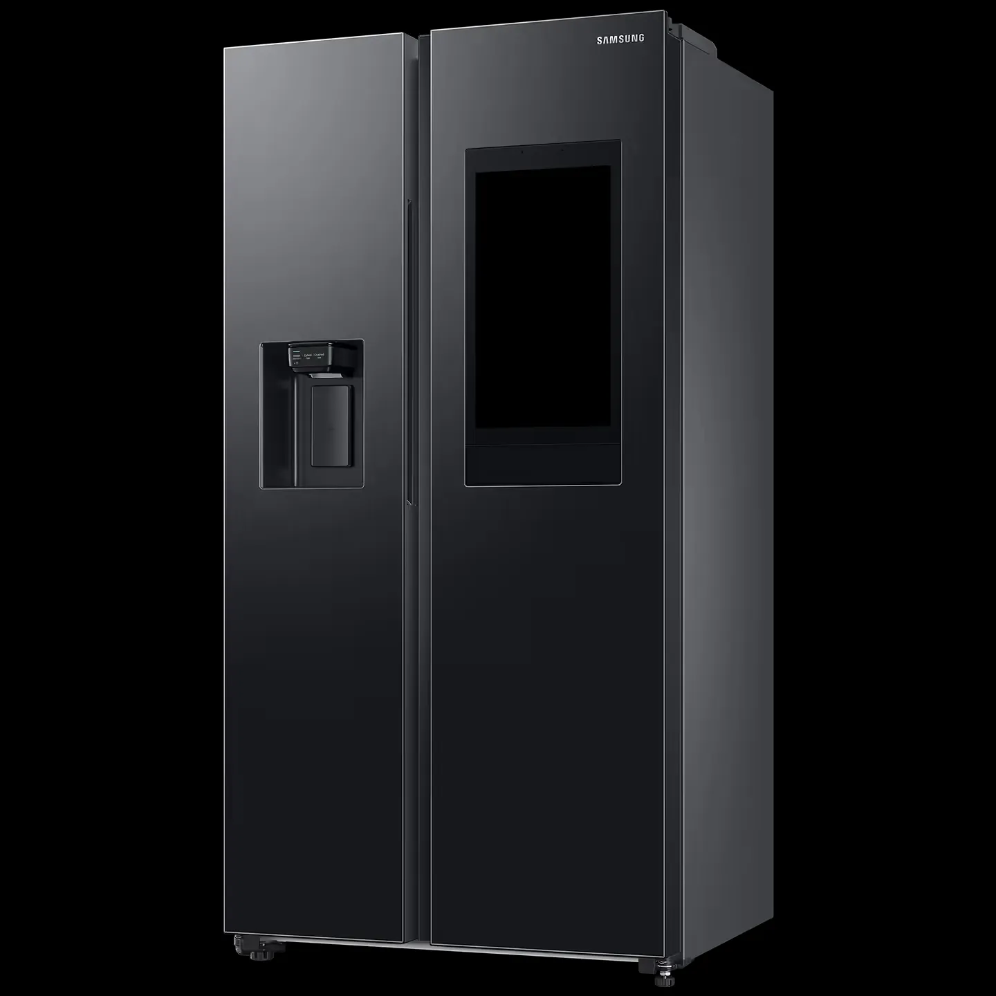 Samsung RS7HCG8543B1HL 615L 5-in-1 Convertible Side-by-Side Refrigerator | Family Hub | View Inside Camera | Wi-Fi Enabled | Digital Inverter Compressor | Non-Plumbing Dispenser | EZ Clean Black | 3 Star