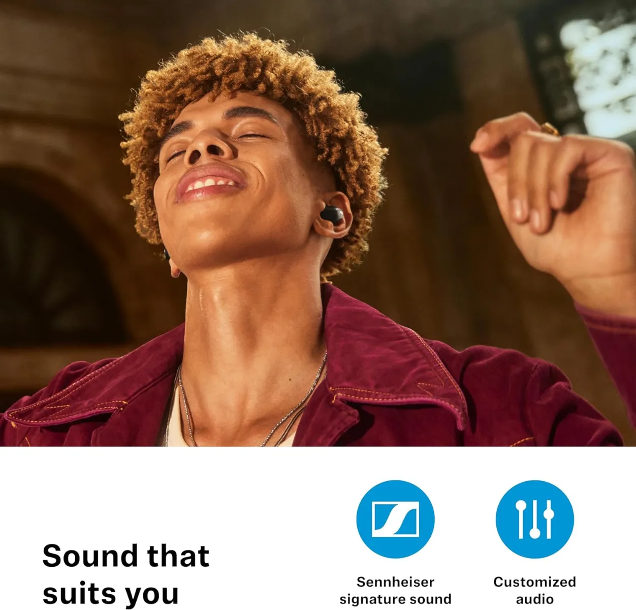 Sennheiser Accentum Wireless Noise-Cancelling Headphones Black | 700262