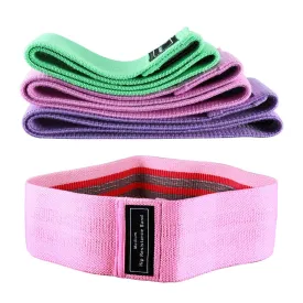 Set of 3 Fabric Hip Resistance Bands
