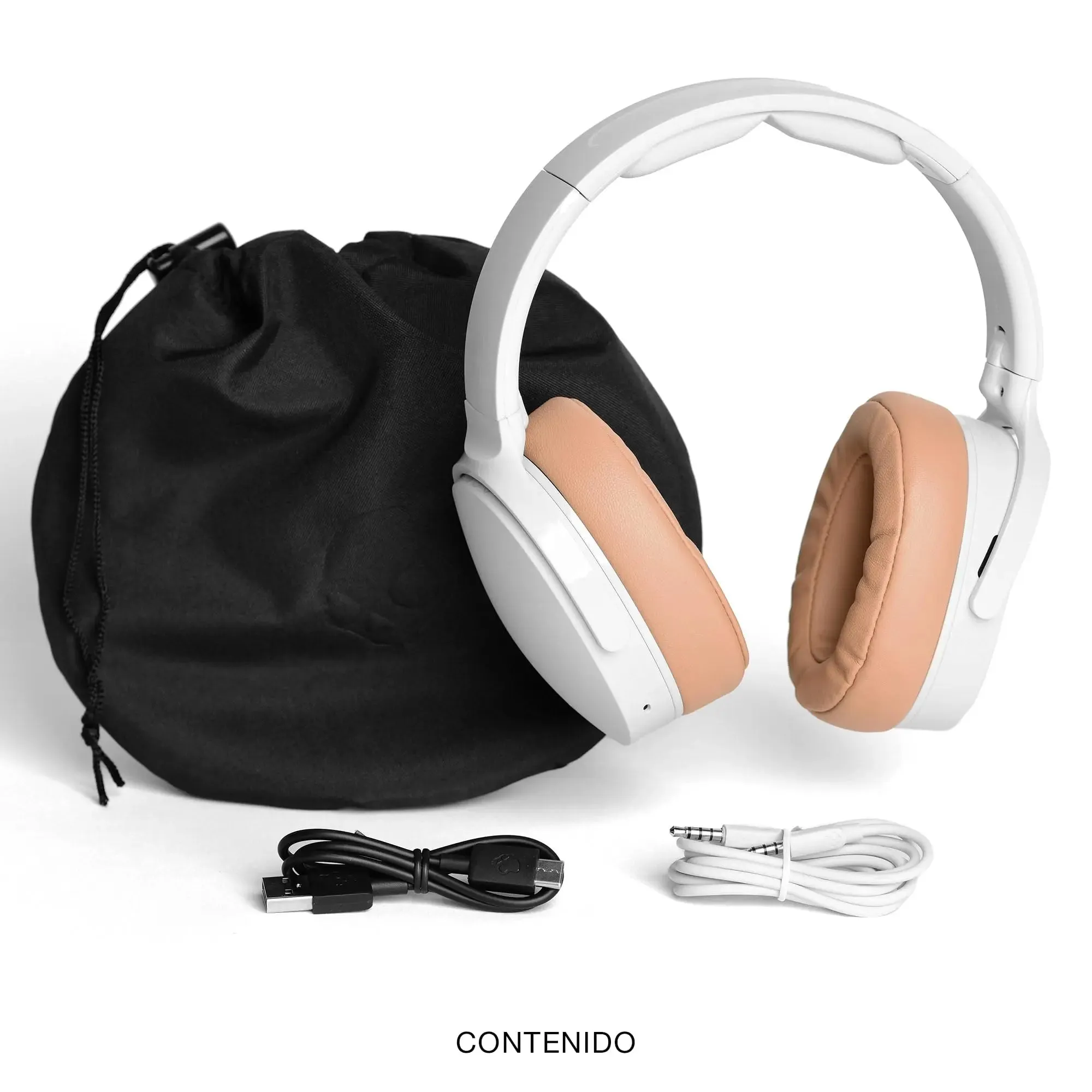 Skullcandy Hesh ANC Over-Ear Noise Cancelling Wireless Headphones with Charging Cable, 22 Hr Battery, Microphone, Works with iPhone Android and Bluetooth Devices - True Black
