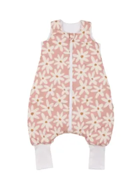 SLEEPING BAG WITH LEGS BLUSH DAISIES