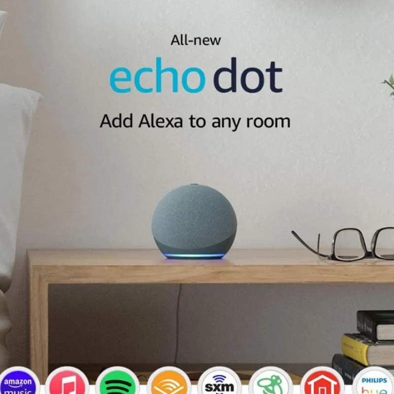 Smart Speaker Amazon Alexa Echo Dot 4 With Voice Assistant