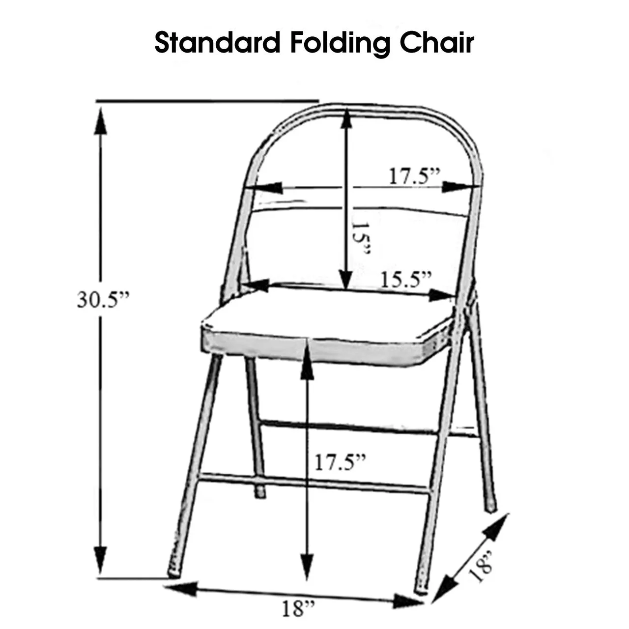Stretch Spandex Folding Chair Cover Sage