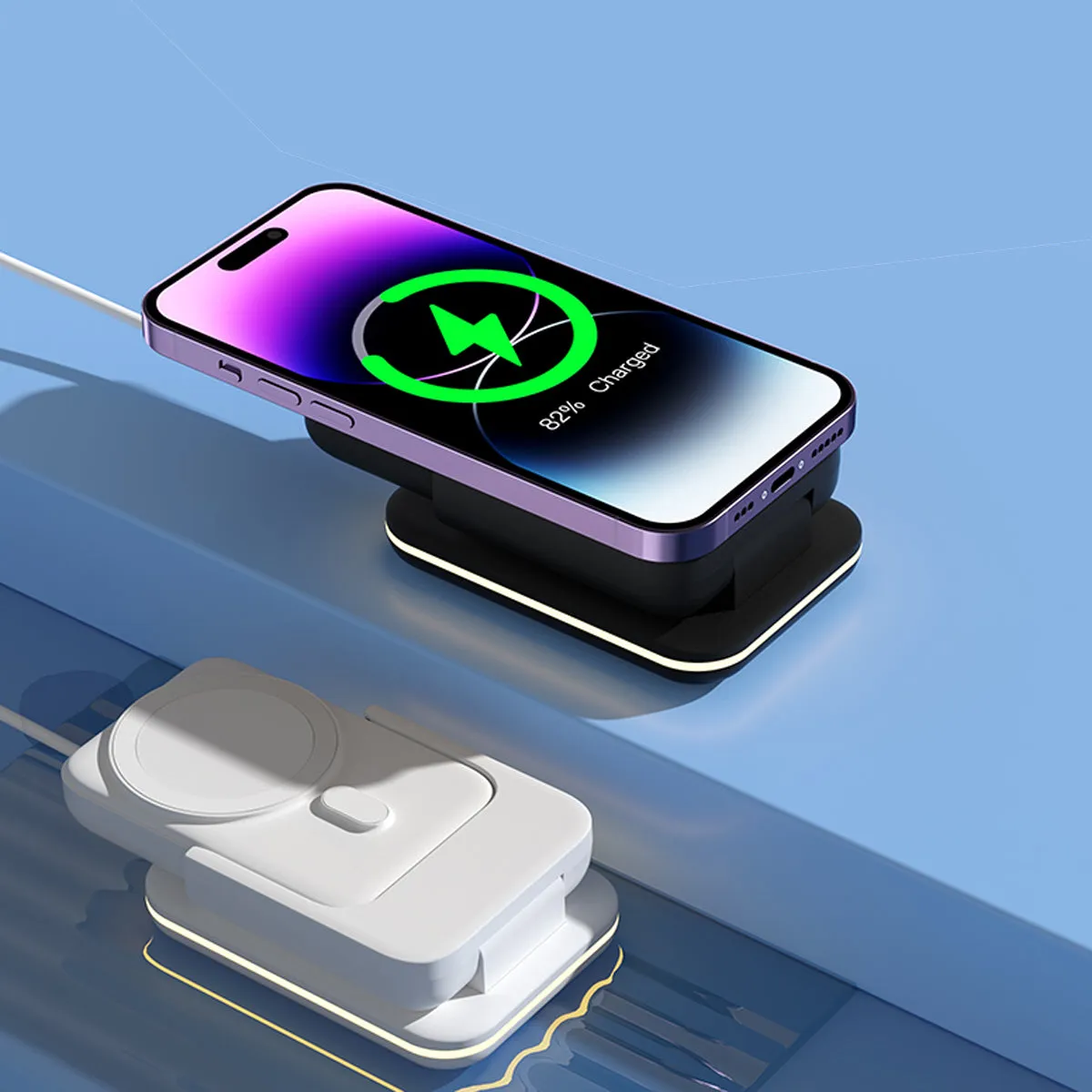 Super Fast Multifunctional Ultra 3 in 1 Magnetic Wireless Power Bank