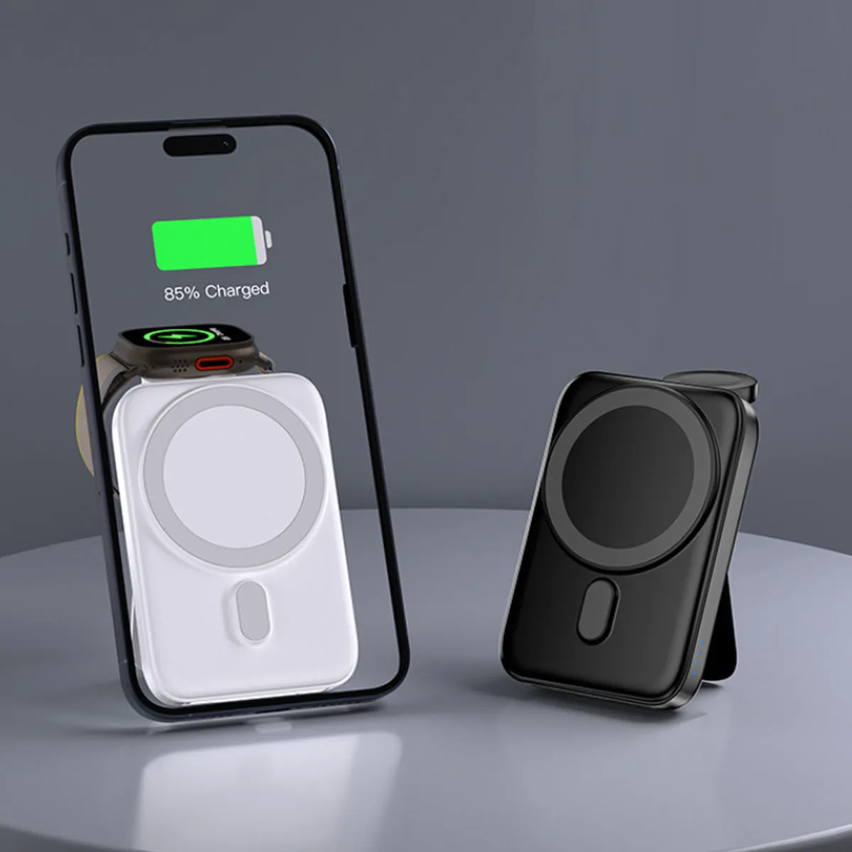 Super Fast Multifunctional Ultra 3 in 1 Magnetic Wireless Power Bank