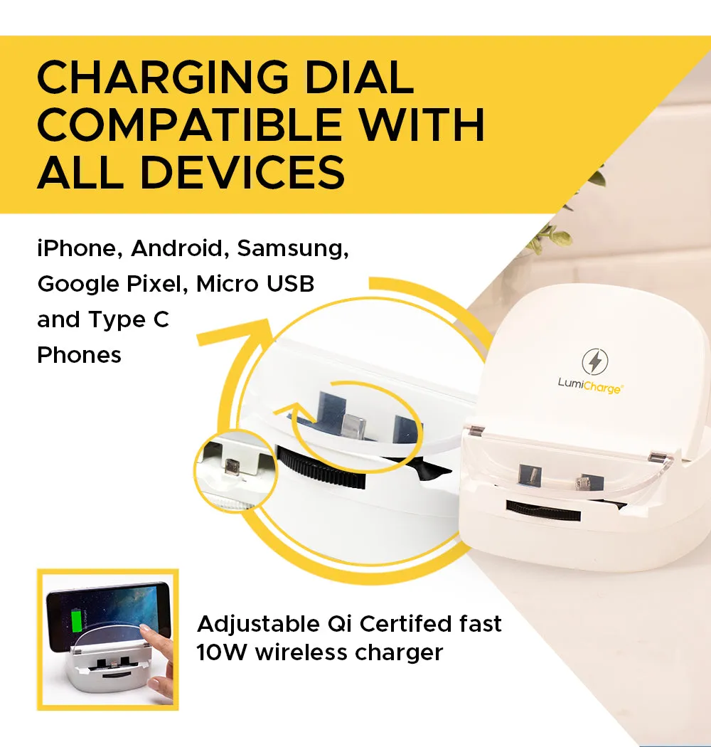 UD - iPhone 16,15 and more, Samsung, Google and Android Charger - Adjustable Fast Wireless Charger