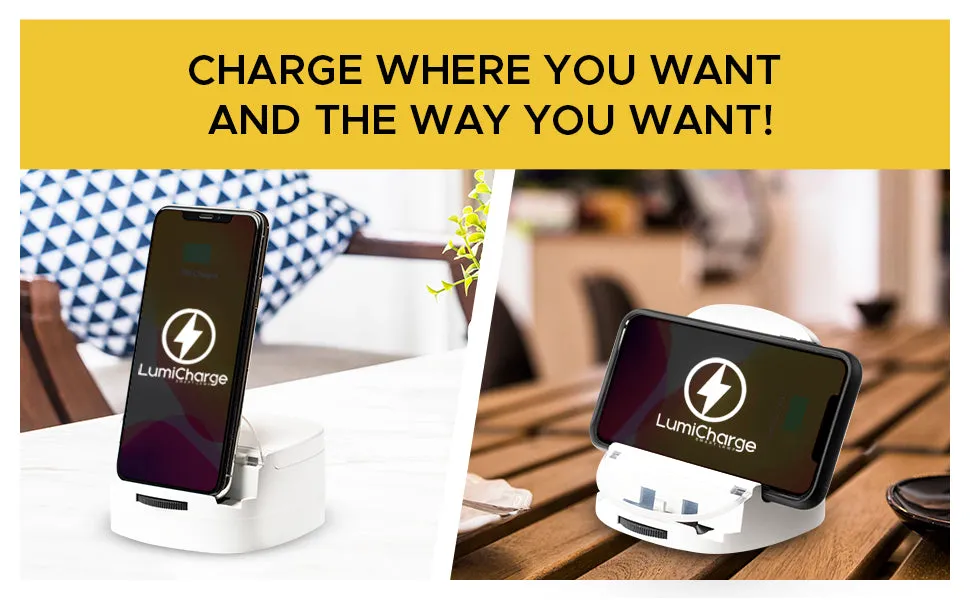 UD - iPhone 16,15 and more, Samsung, Google and Android Charger - Adjustable Fast Wireless Charger